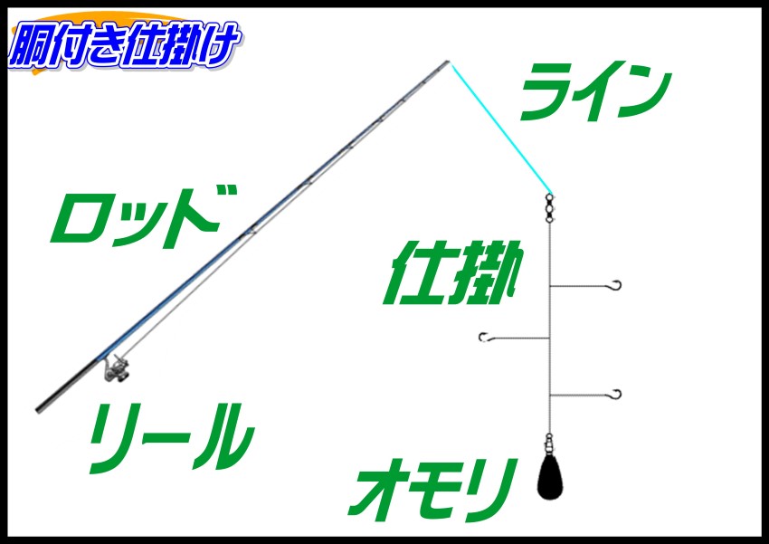 波止用胴突き仕掛け 釣り具レジャー用品専門店 アングラーズ