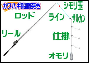 船カワハギ