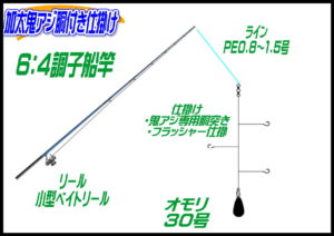 加太鬼アジ仕掛け