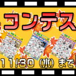 11月30日まで＜2022秋＞フォトコンテスト開催中