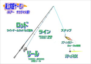 海上釣堀サーモン