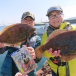 明石沖の船カレイ釣り