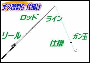 チヌ筏釣り 仕掛け