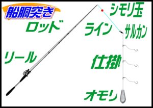 日本海船根魚五目仕掛け