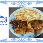 ハマチのガリバタ醤油焼き