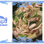 シロイカの中華風炒め