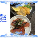 キハダマグロの漬け丼とフライ！