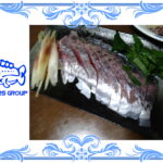 加太の大アジ刺身