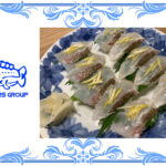 真鯛の炙り（大葉のせ）