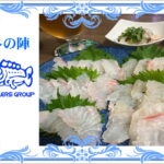 マダイのお刺身と昆布締め